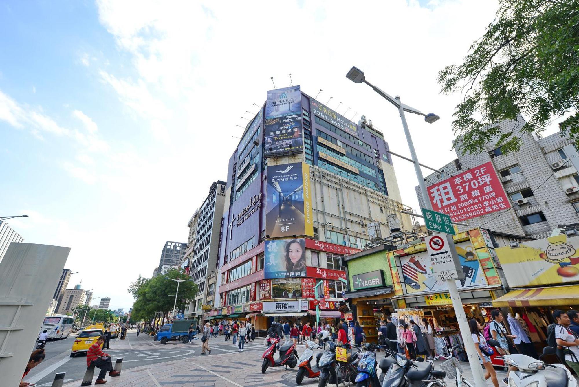 Ximen Airline Hotel Taipei Exteriör bild